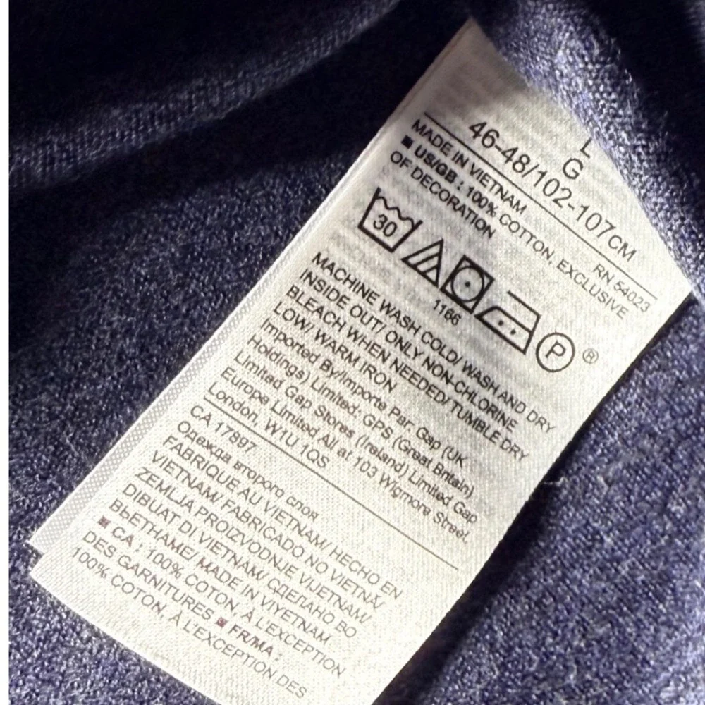 Banana Republic Luxury Touch Slim Fit Polo Shirt Mens Large Navy Blue Heather